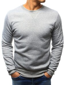 BASIC Világosszürke férfi póló kapucni nélkül BX4822