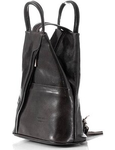 BASIC Divatos fekete női hátizsák MORENA CLASSIC Pl2a