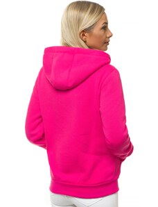Női kapucnis pulóver Sötét Rózsaszín OZONEE JS/W03Z