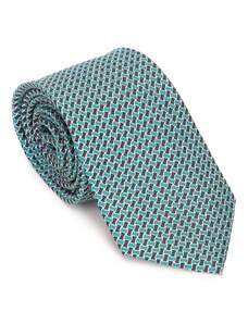 Nyakkendő selyemből mintás Wittchen, zöld-fekete, selyem