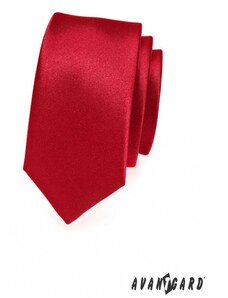 Avantgard Sima egyszínű piros nyakkendő
