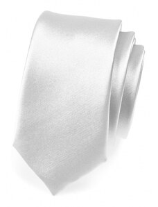 Avantgard Ezüst keskeny SLIM nyakkendő