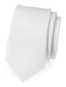 Avantgard Keskeny nyakkendő fehér matt