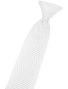 Avantgard Fehér fiú nyakkendő, fényes csíkkal
