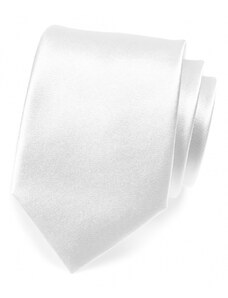 Avantgard Egyszerű, sima fehér férfi nyakkendő
