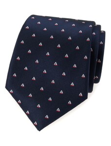Avantgard Kék nyakkendő, minta vitorlás