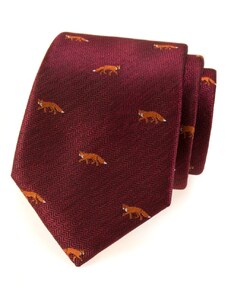 Avantgard Bordó nyakkendő - róka