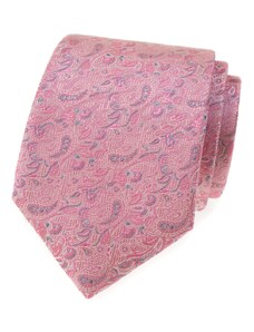 Avantgard Rózsaszín-szürke Paisley nyakkendő