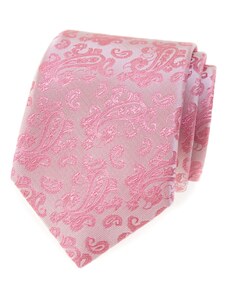 Avantgard Rózsaszín nyakkendő Paisley mintával