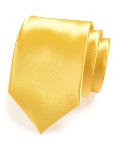 Avantgard Férfi sárga nyakkendő, fényes