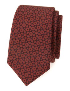 Avantgard Barna slim nyakkendő sötétkék mintával