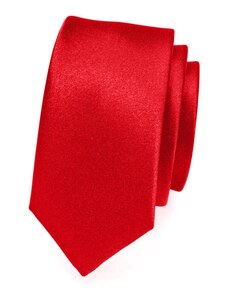 Avantgard Keskeny piros nyakkendő SLIM