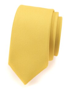 Avantgard Keskeny SLIM nyakkendő világos sárga