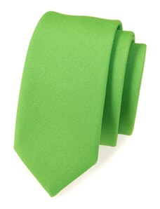 Avantgard Keskeny slim nyakkendő, zöld matt
