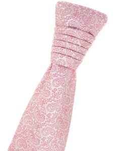 Avantgard Francia nyakkendő por rózsaszín Paisley mintával