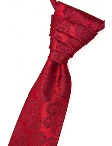 Avantgard Piros Paisley mintás francia nyakkendő