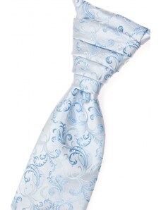 Avantgard Világoskék paisley mintás francia nyakkendő