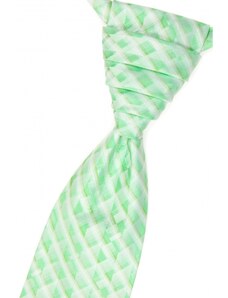 Avantgard Esküvői nyakkendő díszzsebkendővel, zöld kockás
