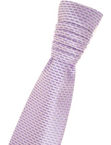 Avantgard Francia nyakkendő lila csíkokkal és díszzsebkendővel