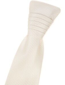 Avantgard Francia krém nyakkendő csíkos textúra és díszzsebkendő