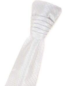 Avantgard Francia fehér nyakkendő fényes mintával