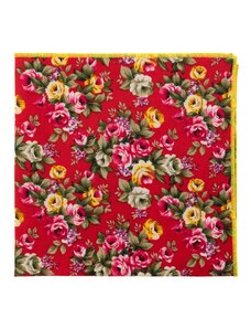 Avantgard Pamut díszzsebkendő virágokkal