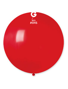 Gemar Gömb pasztell lufi 80 cm - piros 25 db