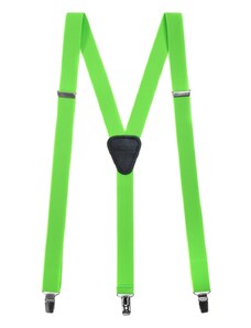 Avantgard Neon zöld nadrágtartó Y-alakú 3-klip tartó
