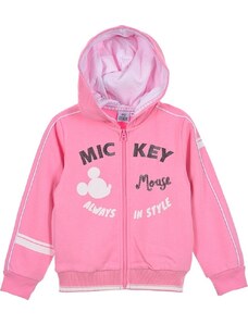 DISNEY Rózsaszín cipzáras lány pulcsi - Mickey Mouse