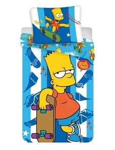 The Simpsons ágynemű (Bart, gördeszka)