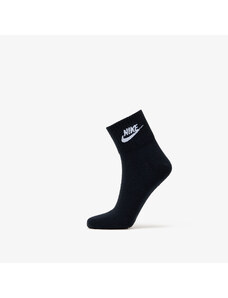 Férfi zoknik Nike Sportswear Everyday Essential Ankle Socks 3-Pack Black/ White