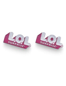 LOL Surprise Gyermek fülbevaló L.O.L Surprise LOL logo Swarovski kristályokkal