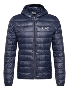 EA7 Emporio Armani Téli dzseki sötétkék / fehér
