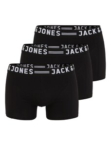 JACK & JONES Boxeralsók 'Sense' fekete / fehér
