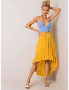 BASIC Sárga női szoknya fodrokkal TW-SD-BI-81816.13-yellow
