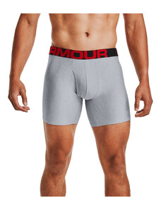 Boxeralsó Under Armour Tech 6In 2 Pack Gray/ Jet Gray Light Heather