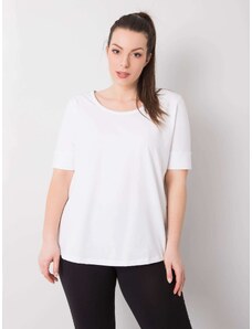 Fehér női basic póló -RV-TS-6330.92P-white