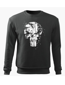 DRAGOWA férfi pulóver Frank The Punisher, szürke 300g/m2