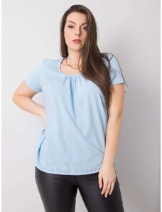 BASIC Világoskék női póló rövid ujjakkal RV-TS-6320.85P-blue