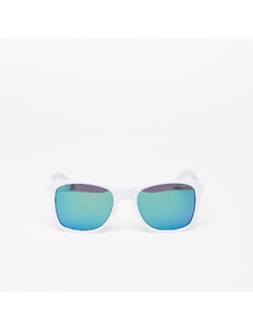 Férfi napszemüvegek Horsefeathers Foster Sunglasses Gloss White/ Mirror Green