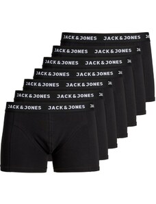 JACK & JONES Boxeralsók 'Chuey' fekete / fehér