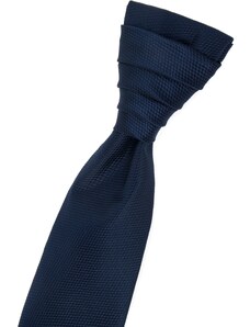 Avantgard Sötétkék, mintás francia nyakkendő díszzsebkendővel