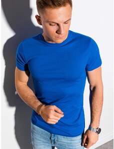 Ombre Clothing Férfi alap Elis póló kék S1370