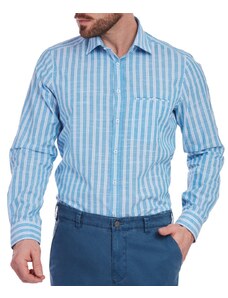 W. Wegener 5953 kék slim fit férfi ing