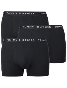 3PACK fekete Tommy Hilfiger férfi boxeralsó