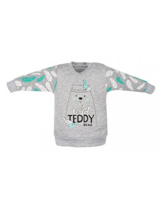 New Baby Wild Teddy szürke baba pulóver – 74