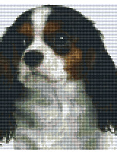 PIXELHOBBY Pixel szett 4 normál alaplappal, színekkel, kutya, beagle (804208)