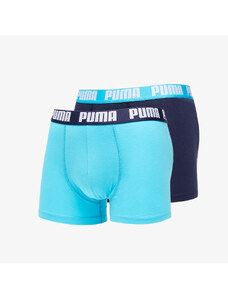 Boxeralsó Puma 2 Pack Basic Boxers Aqua/ Blue