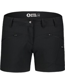 Nordblanc Fekete női könnyű outdoor rövidnadrág SIMPLICITY