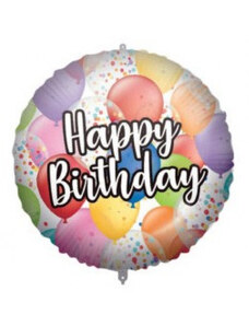 KORREKT WEB Happy Birthday Balloons fólia lufi 46 cm